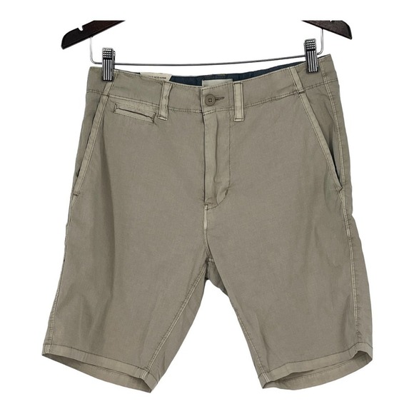 CIVIL SOCIETY NWT MEN'S CAMPUS STRETCH RIPSTOP SHORTS IN STONE- SIZE 28 MSRP $69 - Picture 1 of 13